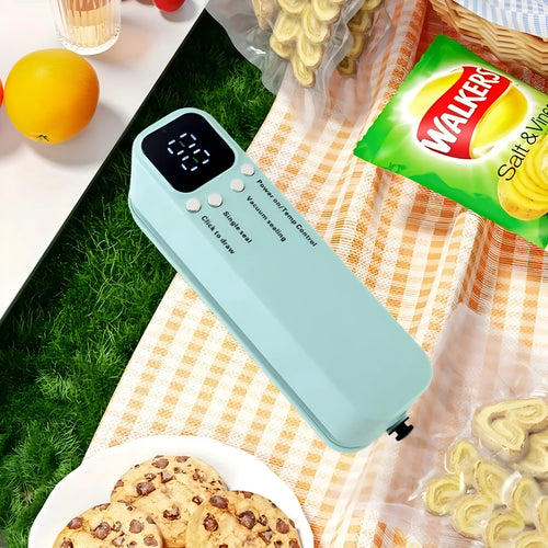 3-in-1 Rechargeable Vacuum Sealer Machine – Keep Food Fresh 5X Longer