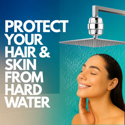 15-Stage Shower Filter – Reduce Frizz, Dry Skin & Dull Hair (Installs In 5min)