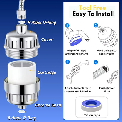 15-Stage Replacement Cartridge - Lasts Up to 6 Months